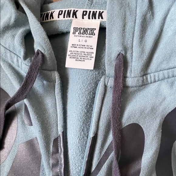 Victoria's Secret Hoodies in Pink, Teal, and Black - Picture 4 of 5